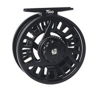 Maxcatch TINO Fly Fishing Reel, Large Arbor Trout Fly Reel: 3/4,5/6,7/8 Weight (Reel Only (Black), 3/4wt)