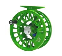 Maxcatch TINO Fly Fishing Reel, Large Arbor Trout Fly Reel: 3/4,5/6,7/8 Weight (Reel Only (Green), 7/8wt)