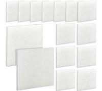 Maxcheck 15 Pcs Poly Foam Pads Compatible with Fluval C4 Filter, White Foam Sponge for Aquarium Filter Pad Media Replacement