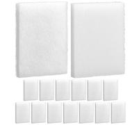 Maxcheck 15 Pcs Poly Foam Pads White Foam Sponge for Aquarium C2 Filter Pad Media Replacement