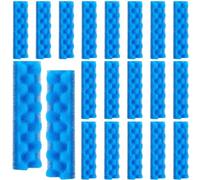 Maxcheck 20 Pcs Filter Media Compatible with Fluval 406/407 Foam Filters Replacement Parts Fish Aquatic Pet Products Sponge Polyfill for Aquarium Pad, 11.02 x 2.99 x 1.5 Inch