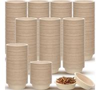 Maxcheck 500 Pcs Paper Gecko Feeding Cups 1 oz Food and Water Bowls Small Reptile Feeding Ledge Replacement Cup Dish Bowl Ledge Accessories for Crested Gecko Lizards Spiders Small Pet
