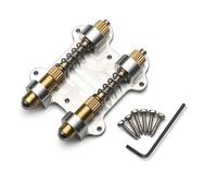 MAXCHEER Electric Guitar Brass Tremolo Bridge Brass Arming Adjuster for FR Tremsetter Set Guitar Tremolo Stabilizer Stopper Guitar Parts with Screws&Wrench(Dual)