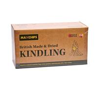 Maxchips Dried Kindling Wood Fire Sticks - Box of Forest Natural Wood Kindling - Smokeless Fire Starter for Charcoal Burner, Lighter Gas, Stove, Pizza Oven, Pit, BBQ, Camping Fun & Outdoors