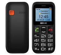 Maxcom 426-2G Senior Mobile Phone - Dual Sim - SIM Free - SOS & ICE Button - Desktop Charger - UK Plug - Black