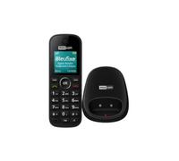Maxcom Big Button Easy To Use 2G UK Business Office Cordless Mobile Desk Phone - Black
