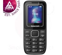 MAXCOM Classic GSM Pocket Mobile Phone USB-C-Blue/Black