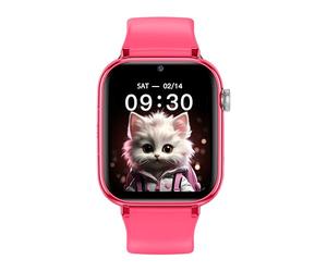 Maxcom Kids Smart Watch FW59 4G, 1.85" Screen, Unlocked Video & Voice Call, GPS Tracking, SOS Button, Remote Control Feature, Smartwatch for Kids with Safety Features, Nano SIM Slot - Pink