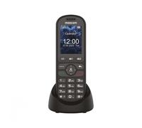 MAXCOM M39D SE 4G desktop phone with SIM card, charging dock, large keys, VoLTE and a simple menu, ideal for the office, telecare and everyday use.