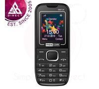 Maxcom Classic Mm134 Negro Móvil Senior Dual Sim 1.77'' Cámara De Fotos Ranura Microsd