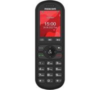 Maxcom MM39D-SE Cordless Mobile Desk Phone for Home and Office use with SIM Card - No Landline Required USB-C Desktop Charger - UK Plug - Black
