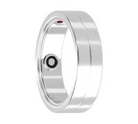 Maxcom mRing | Smart Ring | Silver Size 10 Sleep, Heart Rate and Fitness Tracking Wearable Smartring | Compatible with iOS/Android | 6 Days Battery Life