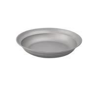 MAXCOOK Pure Titanium Camping Plate 8.26 inch Ultralight Metal Dish Plate Backpacking Deep Plate for Hiking Kitchen