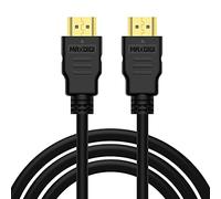 MAXDIGI HDMI to HDMI Cable 2m 24K Gold Connectors Ideal for Sky HD, HDTV, BLU-RAY, PS3, PS4, XBOX, WII U, Philips HMP2000, Apple TV, Plasma, LCD, LED TV, Virgin Box, Freeview HD Type C to Type A (2M)
