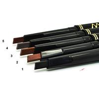 Maxdona Waterproof Retractable Long Lasting Eyebrow Eye Brow Black Case Chalk Pen Pencil Black