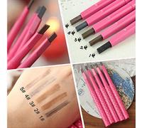 Maxdona Waterproof Retractable Long Lasting Eyebrow Eye Brow Pink Case Chalk Pen Pencil CHARCOAL GREY Number 4