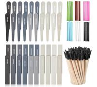 Maxdot 120 Pcs Sanding Sticks Include 30 Sanding Twigs 40 Polishing Sticks and 50 Sanding Sticks Matchsticks, Sanding Tools for Tight Spaces Modeling Tools for Plastic Models Wood Hobby Craft Art