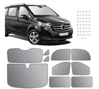 MaxEarn 10pcs Internal Thermal Blind Set for III W447 SWB 2014-2024, Window Front Screen Cover, Sunshade Wrap Kit, Summer UV Sun Blind & Winter Insulation Cover for Campervans Motorhome