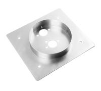 MaxEarn 30mm High Diesel Heater Mounting Plate, Stainless Steel Turret Planar Floor Mounting Bracket for Parking Auxiliary Heating, Compatible with Ebers-pacher We-basto Heater