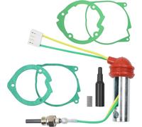 MaxEarn 7Pcs Diesel Heater Glow Plug Repair Kit for 12V 2KW 5KW 8KW | Diesel Parking Heater Glow Ignition Plug Kit with Ceramic Pin Glow Plug, 4 Gaskets, Filter & Black Tool for Car Truck Boat