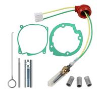 MaxEarn 9Pcs 12V 5KW Auxiliary Heater Ceramic Glow Plug Set, Air Diesel Parking Heater Repair Kit with Pin Glow Plugs + 2 Gaskets + 3 Filters, for Webasto Eberspacher Car Truck Boat Heater