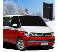 MaxEarn for T5 Front Windscreen Wrap Cover, 600D Oxford Fabric Blackout Waterproof Car Windshield Cover, Frost Protection Weatherproof Curtain Camping Cover for VW Transporter 2003-2015