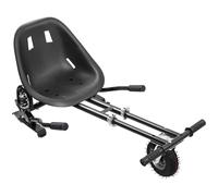 MaxEarn Hoverboard Seat, Hoverkart Seat for Universal 6.5"-10" 2-Wheel Self-Balancing Scooters, Featuring Innovative Suspension, Shock Absorbers, Air-Filled Front Tire, and Adjustable Mount - Black