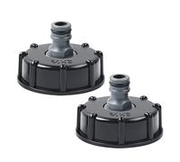 MaxEarn IBC Tank Cap Adapter, S60 x 6 Coarse Thread to 1/2 Inch Dummy Valve Adapter Connection Accessories, Valve Pipe Connector for Garden Hose, IBC Container, Water Tank, Rainwater Tank, Barrel