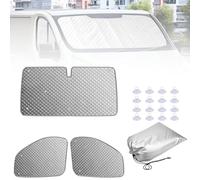 MaxEarn Thermal Mat Driver's Cab Replacement for Renault Trafic 2015-2024, Internal Car Sun Visor Windscreen Cover for Vauxhall Vivaro 2014-2018, Sun Protection Windshields Thermal Mats Sets
