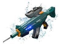 Maxee Electric Water Gun for Adults, 10-12m Long Range, One-Button Automatic Self-Priming 450ml Tank, Fast Electric Refill, Rechargeable Battery - Outdoor Water Fight for Pool Garden Beach Camping