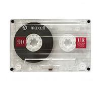 Maxell 108562 UR-90 5PK Normal Bias Audio Cassettes 90 Minute With Cases 5 Pack