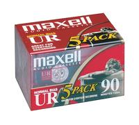 Maxell 108562 UR90 Cassette Tapes (5 Pack)