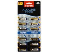 Maxell 12 x Alkaline LR6 AA Batteries - (Alkaline, Cylindrical, 1.5 V) Multi