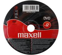 Maxell 16x DVD-R 16x 10-Piece Shrink Wrap in White Maxell White