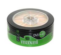 Maxell 16x DVD+R 4.7GB - 25 Discs (275735) Cello Wrap