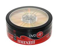 Maxell 275731.40.TE DVD-R 4.7 GB 16X 120 Min Recordable Video Disc- (25 Disk Pack - Shrink Wrapped)