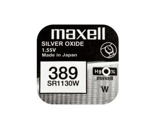 Maxell 389 Cell Battery 1 pcs. SR1130W-M - Unisex