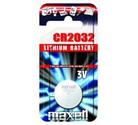 Maxell 3V CR2032 Lithium Battery - Silver (Pack of 1)
