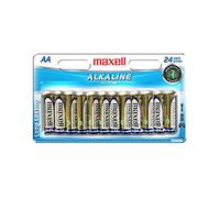 Maxell 723473 Ready-to-go Long Lasting and Reliable Alkaline Battery AA Cell 24-Pack with High Compatibility
