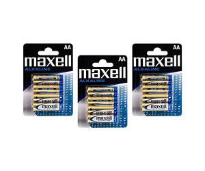 Maxell Alkaline Mignon AA LR6 1,5 V pack of 3 Blister Packs of 4