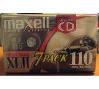 Maxell Audio Cassette High Bias XLII 110 Minutes 7 Pack