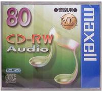 Maxell Blank CD-RW Digital Audio Music 80min CDRWA80MQ.1TP NEW from Japan