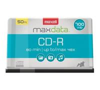 Maxell CD-R 48X 700MB 50-Pack Blank CD Spindle