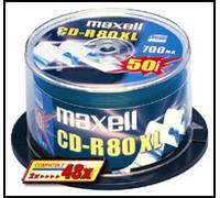 Maxell CD-R 700MB 80min XL 52x Spindle 10pk 10 pc(s)