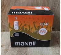 Maxell Music XL-II 80, 10 Pack of 80 Minute Audio Only CD-R Discs 700MB (624880)