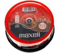 Maxell CD-R80 25 Pack Spindle 25x speed