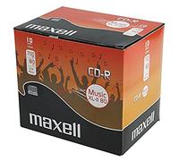 Maxell Music XL-II 80, 10 Pack of 80 Minute Audio Only CD-R Discs 700MB (624880)