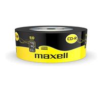 Maxell CD-R80XL 50 Blank CD-R Discs 700MB Extra Protection 52x in Yellow Maxell Yellow