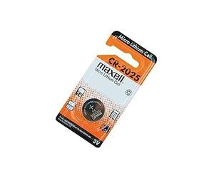 Maxell Cr2025 Lithium Coin Battery
