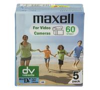 Maxell DV Tape 5 Pack 60 Mins